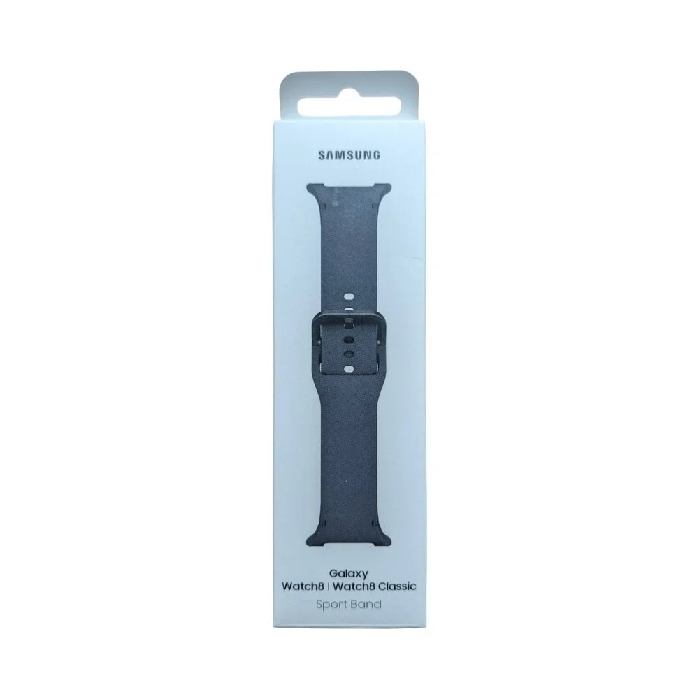29-O Samsung Sport Band for Galaxy Watch8 & Watch8 Classic M/L - Dark Gray